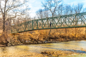 Walking Bridge at Ridgeview Park